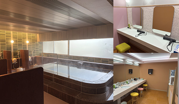 福山カントリークラブの女性浴槽